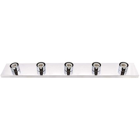 ROYAL COVE 5 Lights Polished Chrome Bath Light 671399